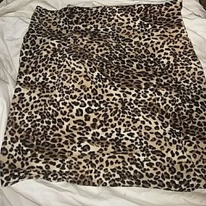 Wet Seal Leopard print mini skirt